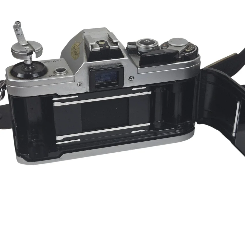 Canon AE-1 35mm SLR Film Camera w Canon 50mm f/1.8 FD Lens + Tons of Extras VID!